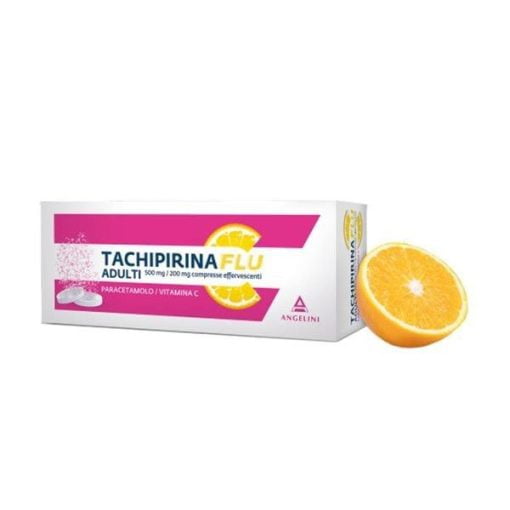 TACHIPIRINAFLU 500+200 mg 12 compresse effervescenti