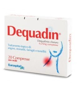 DEQUADIN 0,25 mg 20 compresse