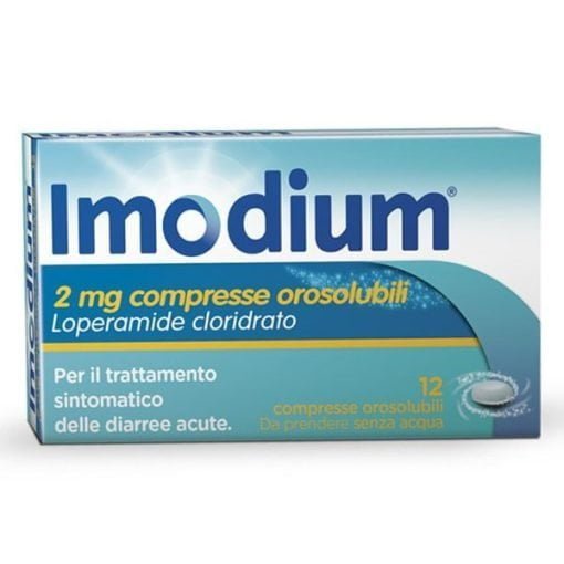 IMODIUM 2 mg OROSOLUBILE 12 compresse