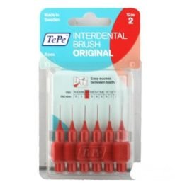 Tepe Scovolini 0,5 Mm Rosso 6 Pezzi