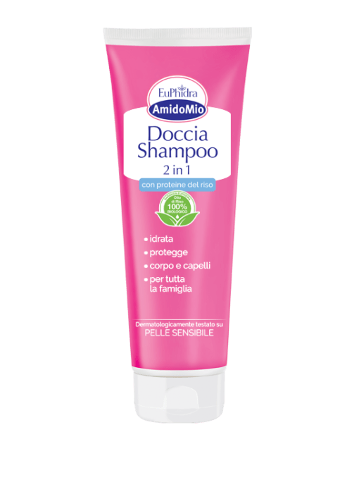 EUPHIDRA AMIDOMIO Doccia Shampoo 2 in1 250 ml
