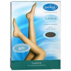 Sauber Collant 40 Den Maglia Liscia Colore Medio Taglia 2