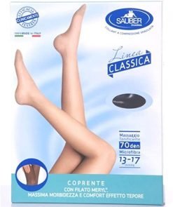 Sauber Collant 70 Den Microrete Marrone Bruciato Taglia 2