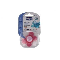 Chicco Succhietto Physio Comfort Silicone 6-12 M Rosa