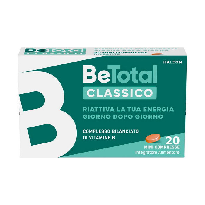 Betotal Integratore Vitamine del Gruppo B – Energia e Metabolismo 20 Compresse - Betotal Integratore Vitamine del Gruppo B – Energia e Metabolismo 20 Compresse