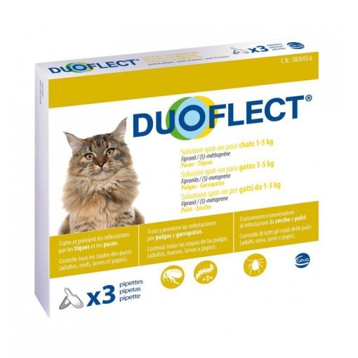 Duoflect Gatti Spot-On 3 Pipette 0,4 ml