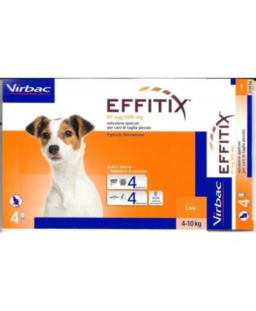 Effitix Spot-On Cani 4-10 Kg 4 Pipette