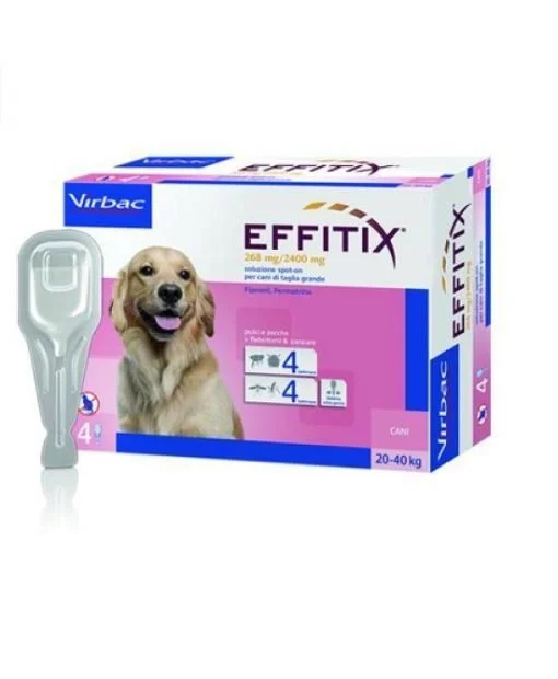 Effitix Spot-On Cani 20-40 Kg 4 Pipette
