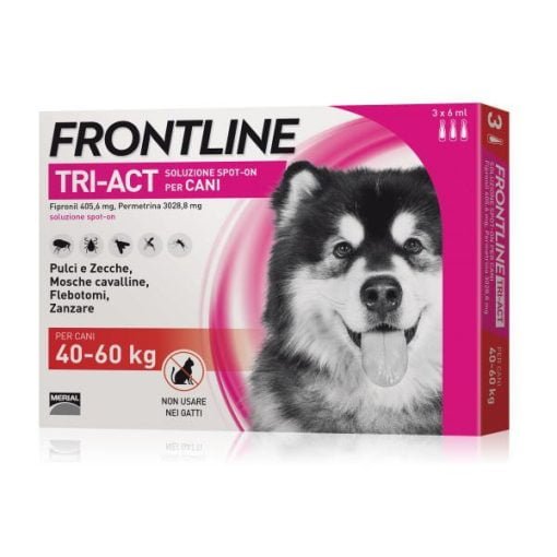 Frontline Tri-Act Cani Da 40 A 60 Kg 3 Pipette