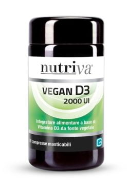 NUTRIVA VEGAN D3 2000 UI 60 compresse masticabili