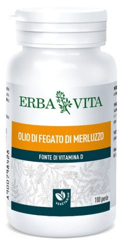 Olio di Fegato di Merluzzo Erba Vita 100 perle
