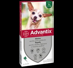 Advantix Spot On 4 Pipette Cani Di Peso Fino A 4 Kg