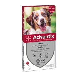 Advantix Spot On 4 Pipette Cani Da 10 Fino A 25 Kg