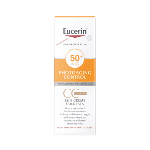 EUCERIN SUN CC Crema Solare Colorata Dorata SPF 50 50 ml