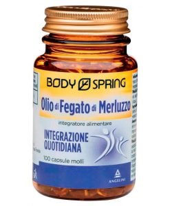 BODY SPRING Olio di Fegato di Merluzzo 100 capsule