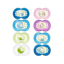 Mam Night 6m+ Succhietto Caucciù 2 Pezzi