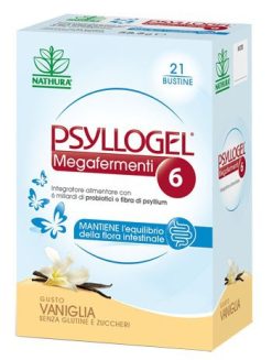 Psyllogel Megafermenti 6 Vaniglia 20 Bustine