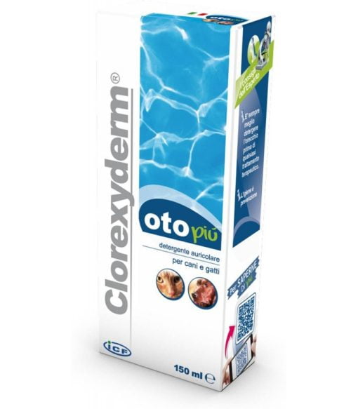 Clorexyderm Oto Piu' Detergente Auricolare Cani E Gatti 150 ml