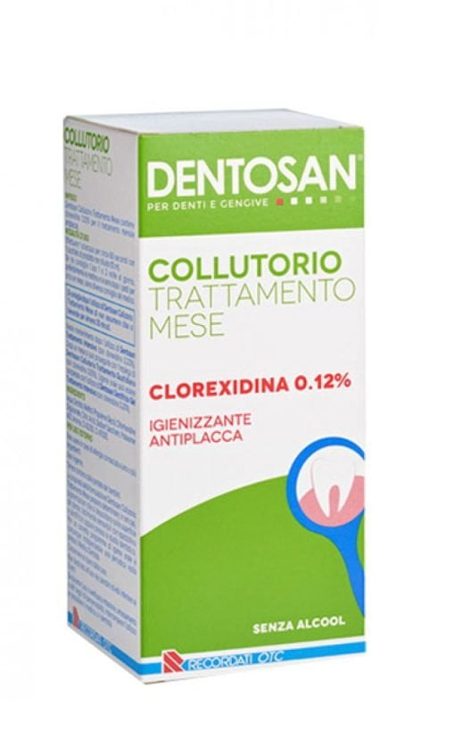 DENTOSAN Collutorio Clorexidina 0.12% Trattamento Mese 500 ml
