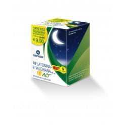 Melatonina Act +Forte 5 + Valeriana 60 Compresse