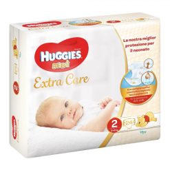 Huggies Bebe' Extra Care Taglia 2 3-6 Kg 24 Pezzi