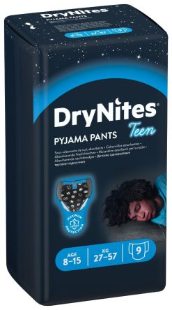 Huggies Drynites Boy Pyjama Pants 27/57 Kg 8-15 Anni 9 Pezzi