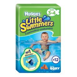 Huggies Little Swimmer Misura 3-4 7-12 Kg 12 Pezzi