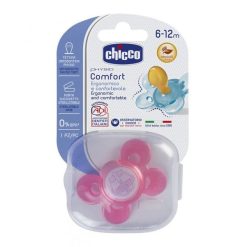 Chicco Succhietto Physio Comfort Caucciù 6-12m Rosa