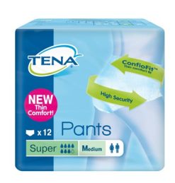 Tena Pants Super Pannoloni Mutandina Misura M 12 Pezzi