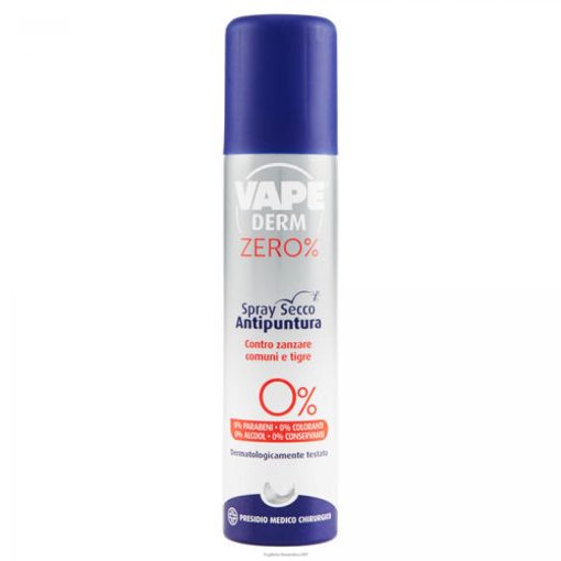 Vape Derm Zero Spray Anti-Puntura Senza Conservanti 100 ml
