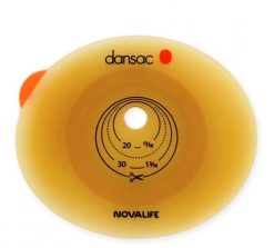 Dansac 177041 Placca Novalife2 Flangia 70 mm Foro 10 mm 5 Pezzi