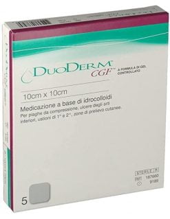 Duoderm Cgf Medicazione 10 X 10 cm 5 Pezzi