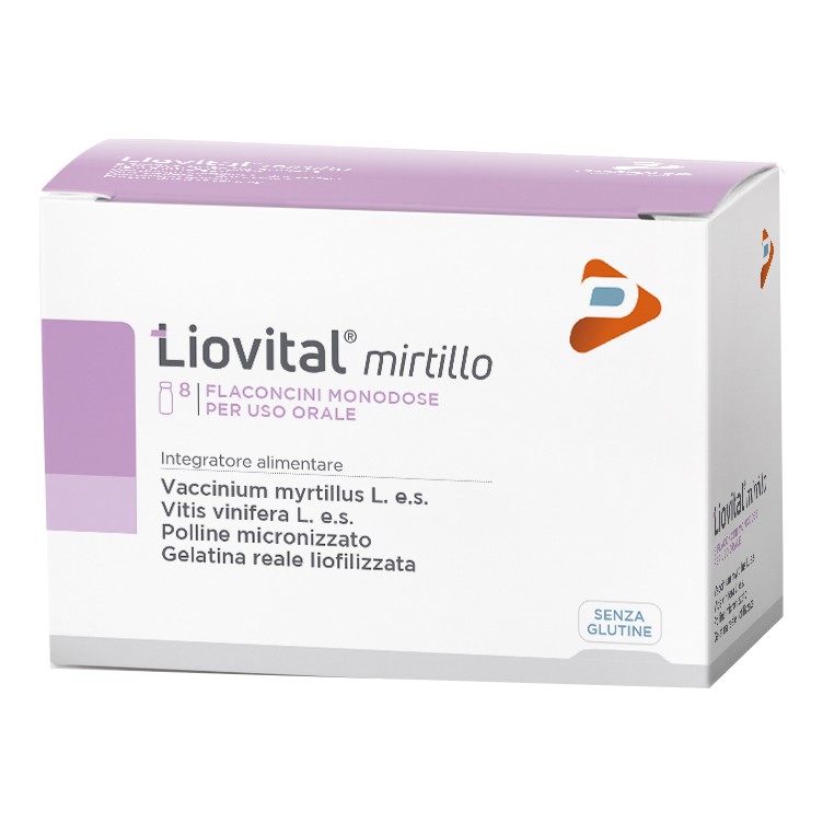 Liovital Mirtillo 8 Flaconcini - Liovital Mirtillo 8 Flaconcini