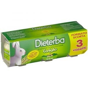 Dieterba Omogeneizzato Coniglio 3 X 80 Grammi - Prezzo In Offerta