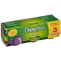 Dieterba Omogeneizzato Prugna 3 X 80 grammi
