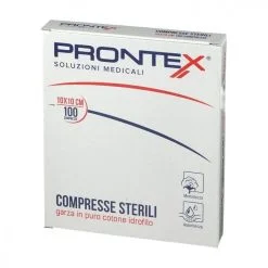 Garze Prontex Sterili 10x10 cm 100 Pezzi