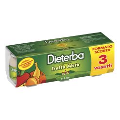 Dieterba Omogeneizzato Frutta Mista 3 X 80 grammi