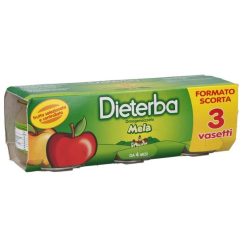 Dieterba Omogeneizzato Mela 3 X 80 grammi