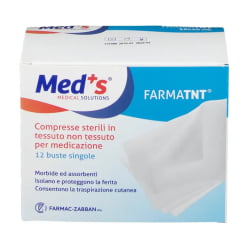 Med's Tnt Garza Sterile 7,5 X 7,5 cm 12 Pezzi