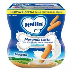 Mellin Merenda Latte E Biscotti 2x100 grammi