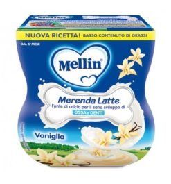 Mellin Merenda Latte E Vaniglia 2x100 grammi