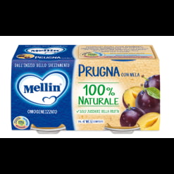 Mellin Omogeneizzato Prugna E Mela 2 X 100 grammi