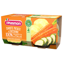 Plasmon Omogeneizzato Carote Patate Zucchine 2 X 80 grammi