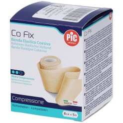 Pic Co-Fix Benda Elastica Coesiva Compressiva 6 cm x 5 m – Autoadesiva e Resistente
