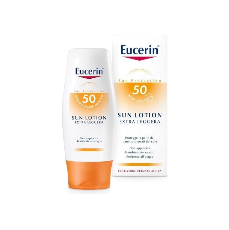 Eucerin Sun Sensitive Protect Lozione Solare Extra Light SPF50+ 150 ml - Eucerin Sun Sensitive Protect Lozione Solare Extra Light SPF50+ 150 ml