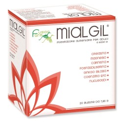 Mialgil Integratore con Creatina Magnesio Carnitina Ginkgo Biloba e Coenzima Q10 30 Bustine