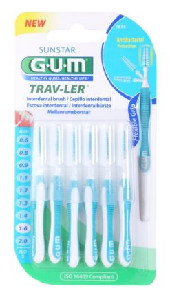 GUM TRAV-LER Scovolino 1,6 mm 6 pezzi