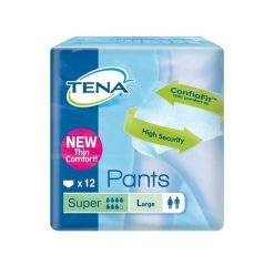 Tena Pants Super Pannoloni Mutandina Misura L 12 Pezzi