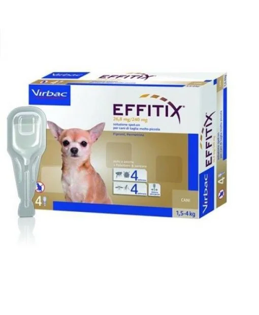 Effitix Spot-On Cani 1.5-4 Kg 4 Pipette