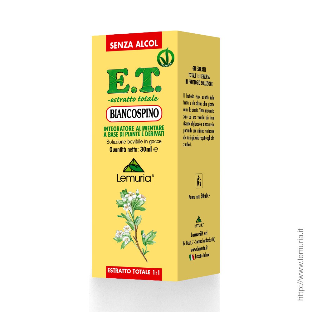 Biancospino Estratto Totale Gocce Orali 30 ml - Biancospino Estratto Totale Gocce Orali 30 ml